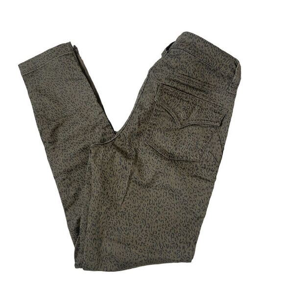 Joie Park Skinny Leopard Green Moto Cargo Ankle Fit Skinny Jeans Size 25 - Picture 7 of 16